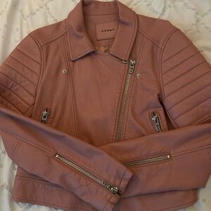 BLANKNYC Pink Leather Jacket